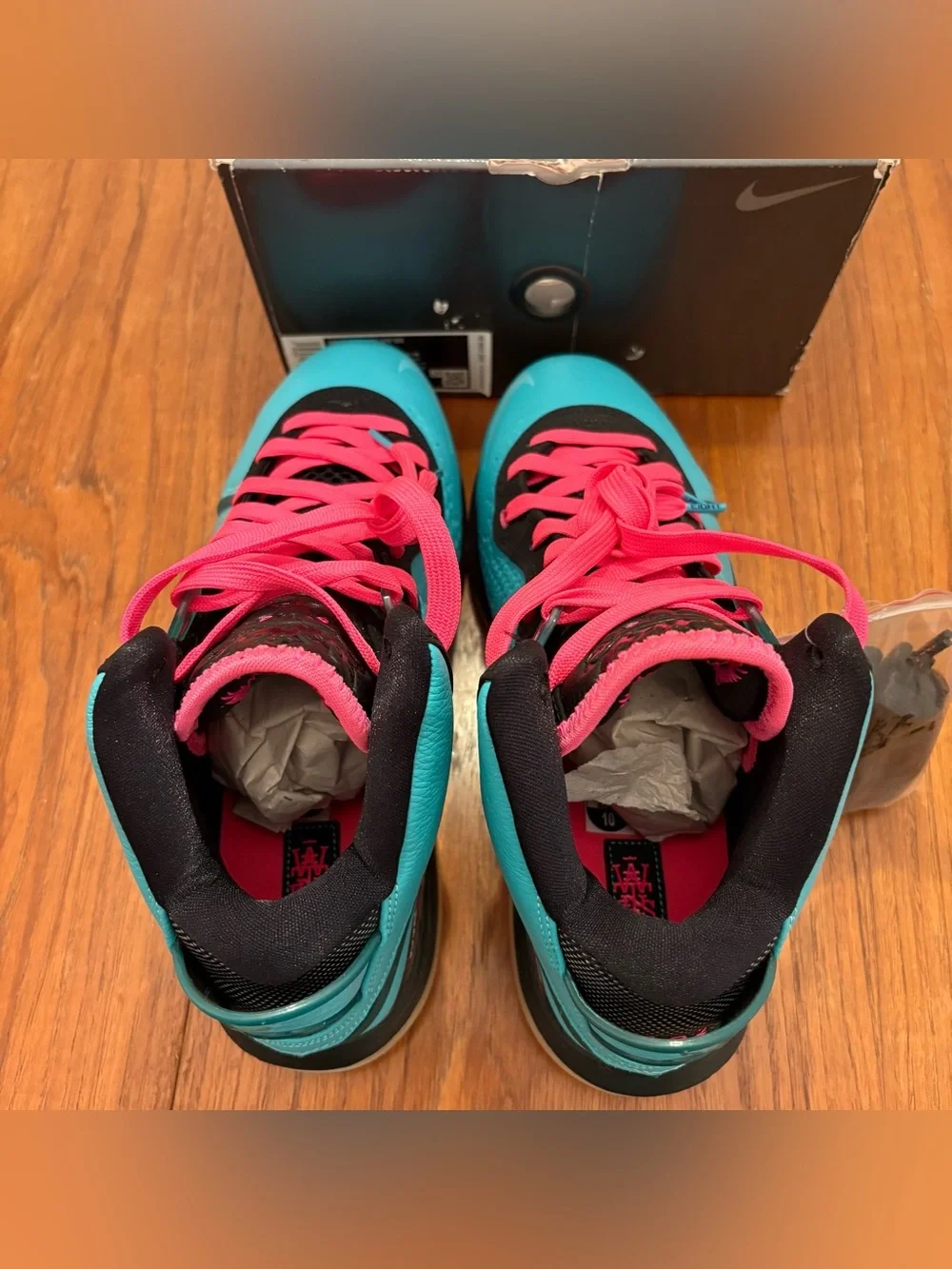 Brand new never worn! Nike LeBron 8 South Beach! Size 8.